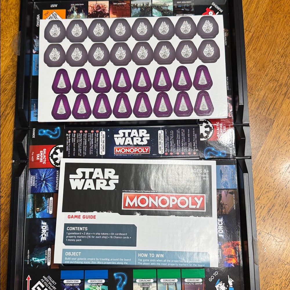 New 2015 Hasbro Monopoly: Star Wars (open & play) board game. - Picture 5 of 10